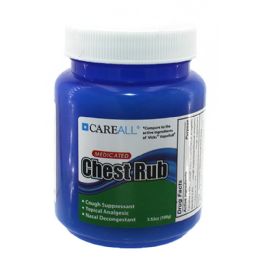 24 Pieces Careall 3.53 Oz. Medicated Chest Rub - Pain and Allergy Relief