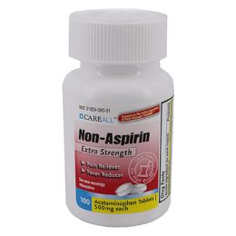 24 Bulk Careall Acetaminophen Tablets, 500mg