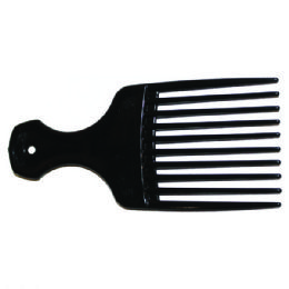 576 Pieces Black Mini Pick - Hair Brushes & Combs