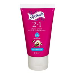 48 Pieces Travel Size Shave Cream Skintimate 2 In 1 Shave Cream 2 Oz. - Hygiene Gear