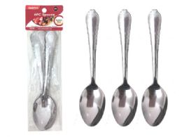 96 of 6 Piece Stainless Steel Spoons