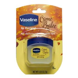 8 of Travel Size Vaseline Lip Therapy Creme Brulee - 0.25 Oz. Jar