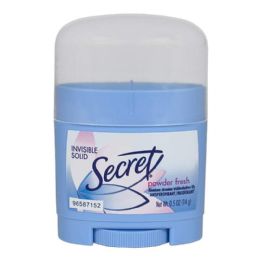 6 Wholesale Travel Size Invisible Solid Deodorant 0.5 Oz.