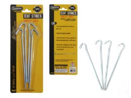 72 Pieces 4pc Tent Stakes - Camping Gear