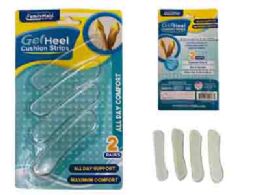 144 Units of Gel Heel Cushion Strips - Footwear Accessories