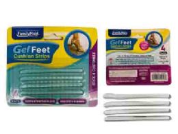 144 Pieces Gel Foot Cushion Thin Strips - Footwear Accessories