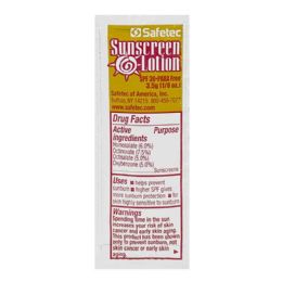 200 Bulk Safetec Paba Free Sunscreen Lotion Spf 30
