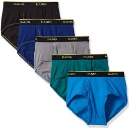 Mens Assorted Colors And Sizes Brief Underwear, Cotton Tagless Underwear For Men M-Xxl