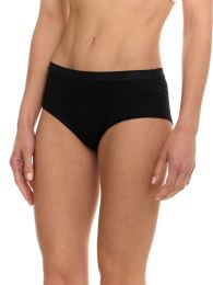 Yacht & Smith Womens Cotton Lycra Underwear Black Panty Briefs In Bulk, 95% Cotton Soft Size X-Large