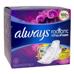 3 Wholesale Radiant Regular With Wings Scented Pads