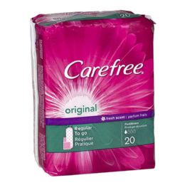 24 Pieces Carefree Original Fresh Scent Pantiliners Pack Of 20 - Hygiene Gear