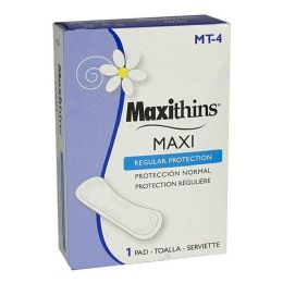 200 Pieces Maxthins Maxi Regular Pad Travel Size Box Of 1 - Hygiene Gear