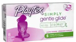 36 Pieces Playtex Super Tampons Box Of 8 - Hygiene Gear