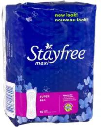 12 Wholesale Travel Size Super Maxi Pads Pack Of 10