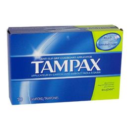 24 Wholesale Tampax Super Tampons Box Of 10