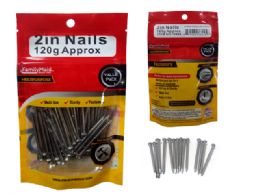 96 Pieces Multipurpose Nails 2"l 120g - Drills and Bits