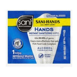 600 Wholesale Sanihands Professional Hand Sanitizing Wipes