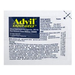 50 Wholesale Travel Size Liquigels Ibuprofen Pack Of 2