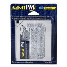 6 Wholesale Travel Size Advil Pm Card Of 4