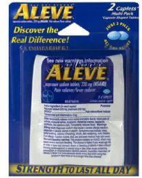 24 Wholesale Travel Size Aleve Card Of 2