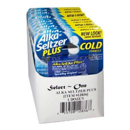 12 Wholesale Travel Size Alkaseltzer Plus Cold Card Card Of 2