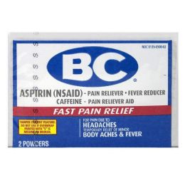 36 Pieces Aspirin Powder Pack Of 2 - First Aid Gear
