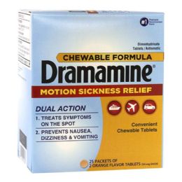 25 Wholesale Travel Size Dramamine Pack Of 2