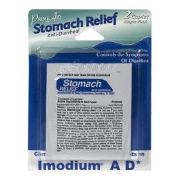 12 Wholesale Stomach Relief (compare To Imodium Ad) - Card Of 2