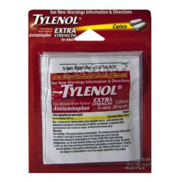 6 Pieces Travel Size Tylenol Extra Strength Pack Of 4 - First Aid Gear