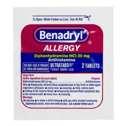 60 Wholesale Travel Size Allergy - Pack Of 2