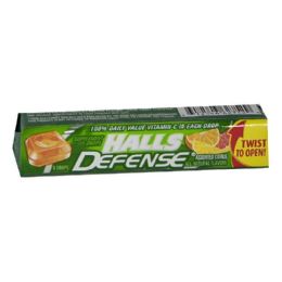 40 Wholesale Travel Size Halls Defense Vitamin C Drops Stick Of 9 Drops
