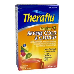 3 Bulk Severe Cold Cough Relief Daytime Box Of 6