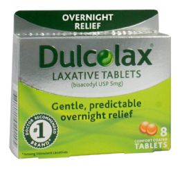 6 Bulk Laxative Tablets - Box Of 8