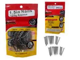 96 Pieces Multipurpose Nails 1.5"l 120g - Drills and Bits