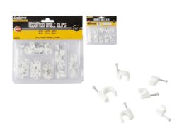 72 Pieces 86pc Cable Clips - Drills and Bits