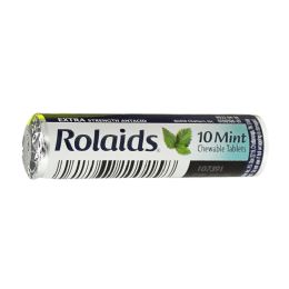 36 Wholesale Rolaids Regular Mint Chewable Roll Of 12