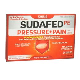 6 Pieces Travel Size Sinus Pressure Pain Box Of 24 - First Aid Gear