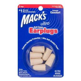 6 Wholesale Ultra Soft Foam Earplugs 3 Pairs