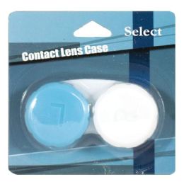 12 Wholesale Contact Lens Case - Card Of 1 Pair