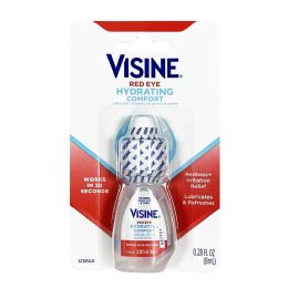 24 Wholesale Visine Red Eye Hydrating Comfort Drops 0.28 Oz.