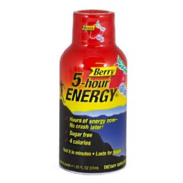 4 Wholesale Berry Energy Drink - 1.93 Oz.
