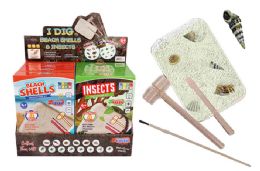 16 Wholesale Excavation Treasure Kit (beach Shells & Insects)