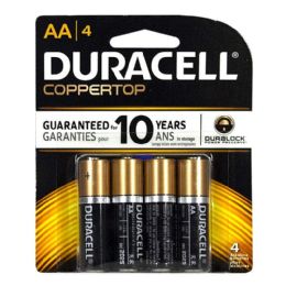 14 Pieces Duracell Coppertop Aa Card Of 4 - Batteries