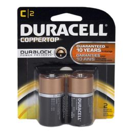 8 of Duracell C Battery - Duracell Coppertop C Batteries Card Of 2