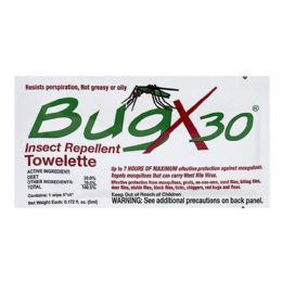 25 Wholesale Travel Size 30% Deet Insect Repellent Towelette