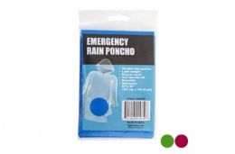 72 Pieces Adult Rain Poncho - Umbrellas & Rain Gear
