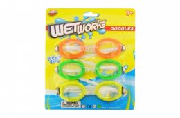 24 Wholesale 3 Pack Swim Goggles