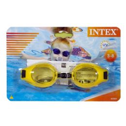 36 Wholesale Intex Kids Swim Goggles Ages 3 To 8