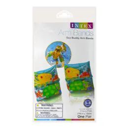 72 Units of Arm Bands - Intex Arm Bands Sea Buddy Ages 3 To 6 - Beach Toys