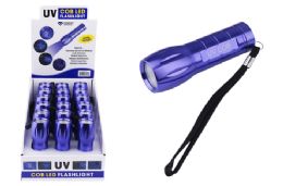 18 Pieces UltrA-Violet Cob Led Flashlight (uv) - Flash Lights